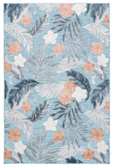 Safavieh Cabana 4'-0" x 6'-0" Rug in Blue / Grey