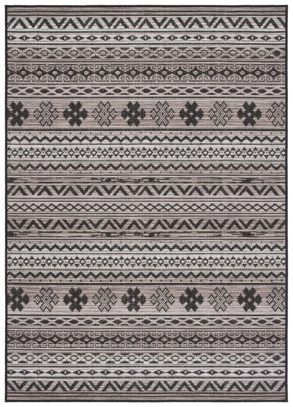Safavieh Havana 4'-5" x 6'-5" Rug in Brown / Black