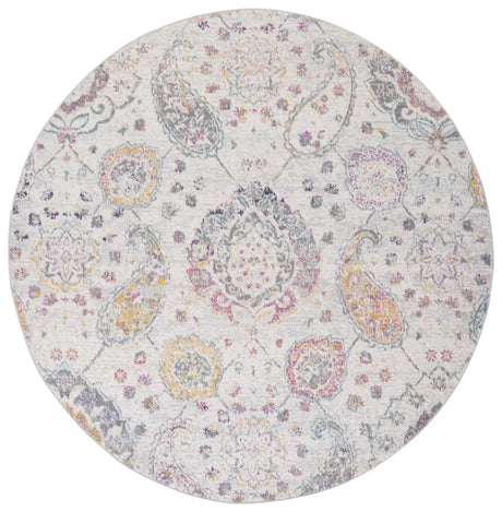 Safavieh Madison 6'-7" x 6'-7" Rug in Grey / Gold