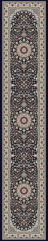 Dynamic Rugs Ancient Garden 57119 Blue / Ivory Rugs - Runner