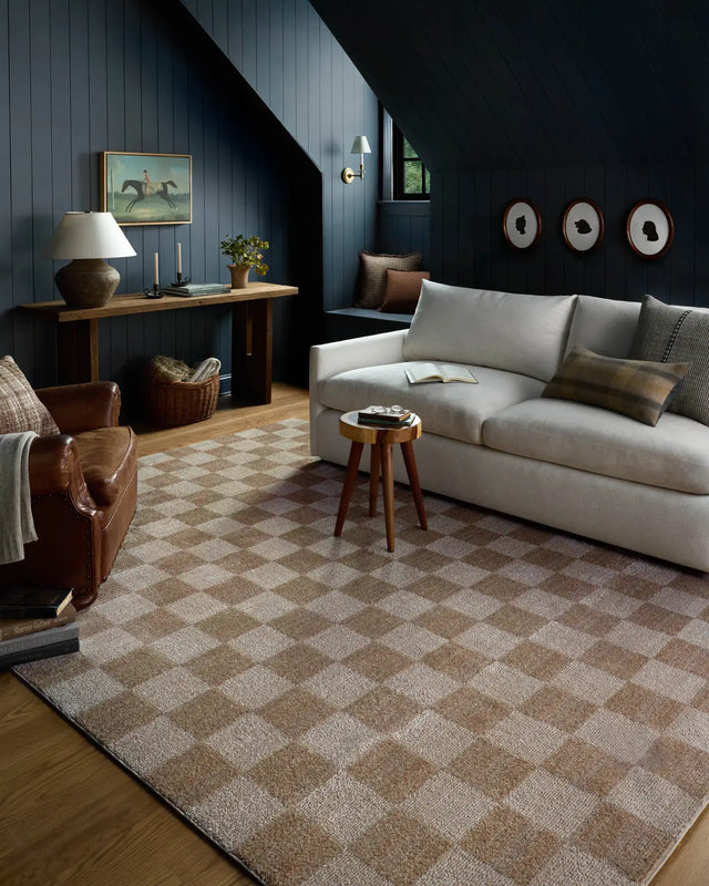 Chris Loves Julia x Loloi Calvin CLV-01 Pebble / Ivory Rug - room scene 3