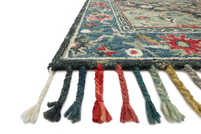Loloi Zharah Zr-05 Navy/Blue Rug - rug corner