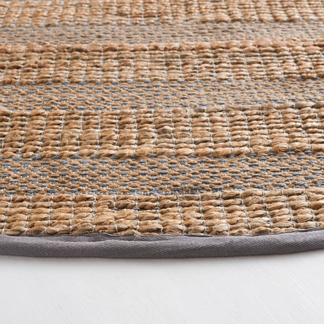 Safavieh Natural Fiber 7'-0" x 7'-0" Rug in Grey / Natural