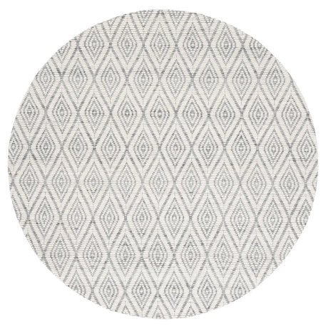 Safavieh Marbella 6'-0" x 6'-0" Rug in Dark Grey / Ivory
