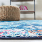 Safavieh Riviera 4'-5" x 6'-5" Rug in Navy / Light Blue
