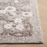 Safavieh Ebony 4'-0" x 6'-0" Rug in Grey / Ivory