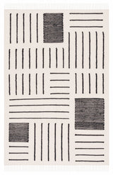 Safavieh Kilim 3'-0" x 5'-0" Rug in Ivory / Black