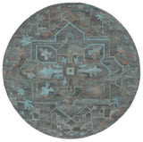 Safavieh Anatolia 6'-0" x 6'-0" Rug in Teal / Brown