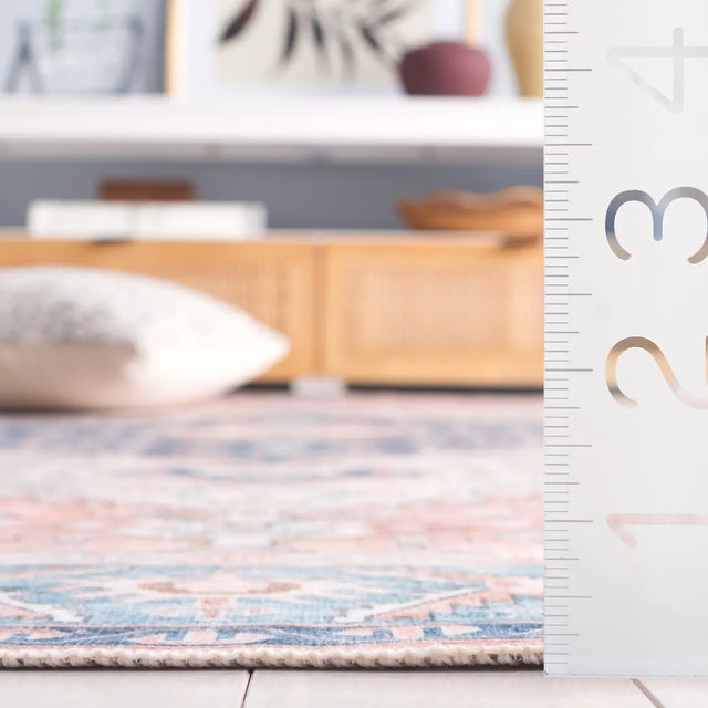 Safavieh Arizona 4'-0" x 6'-0" Rug in Rust / Aqua