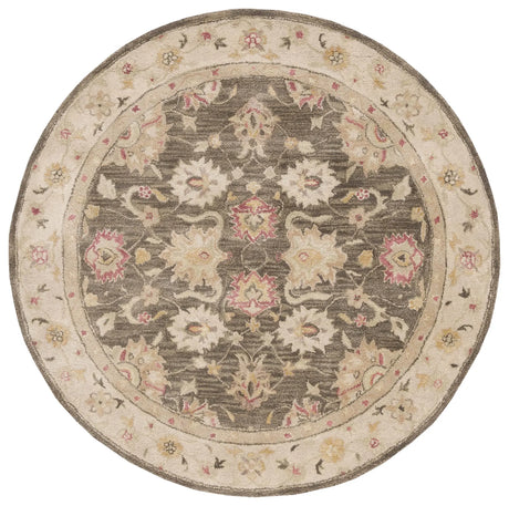 Safavieh Anatolia 6'-0" x 6'-0" Rug in Olive Grey / Beige