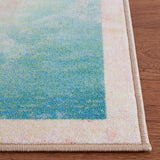 Safavieh Paint Brush 4'-4" x 6'-0" Rug in Pink / Blue