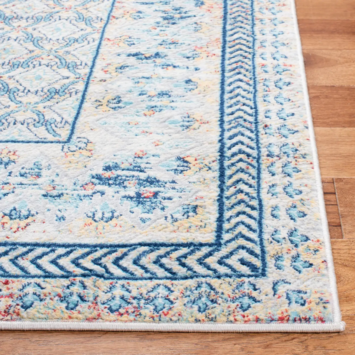 Safavieh Brentwood 4'-0" x 6'-0" Rug in Blue / Yellow