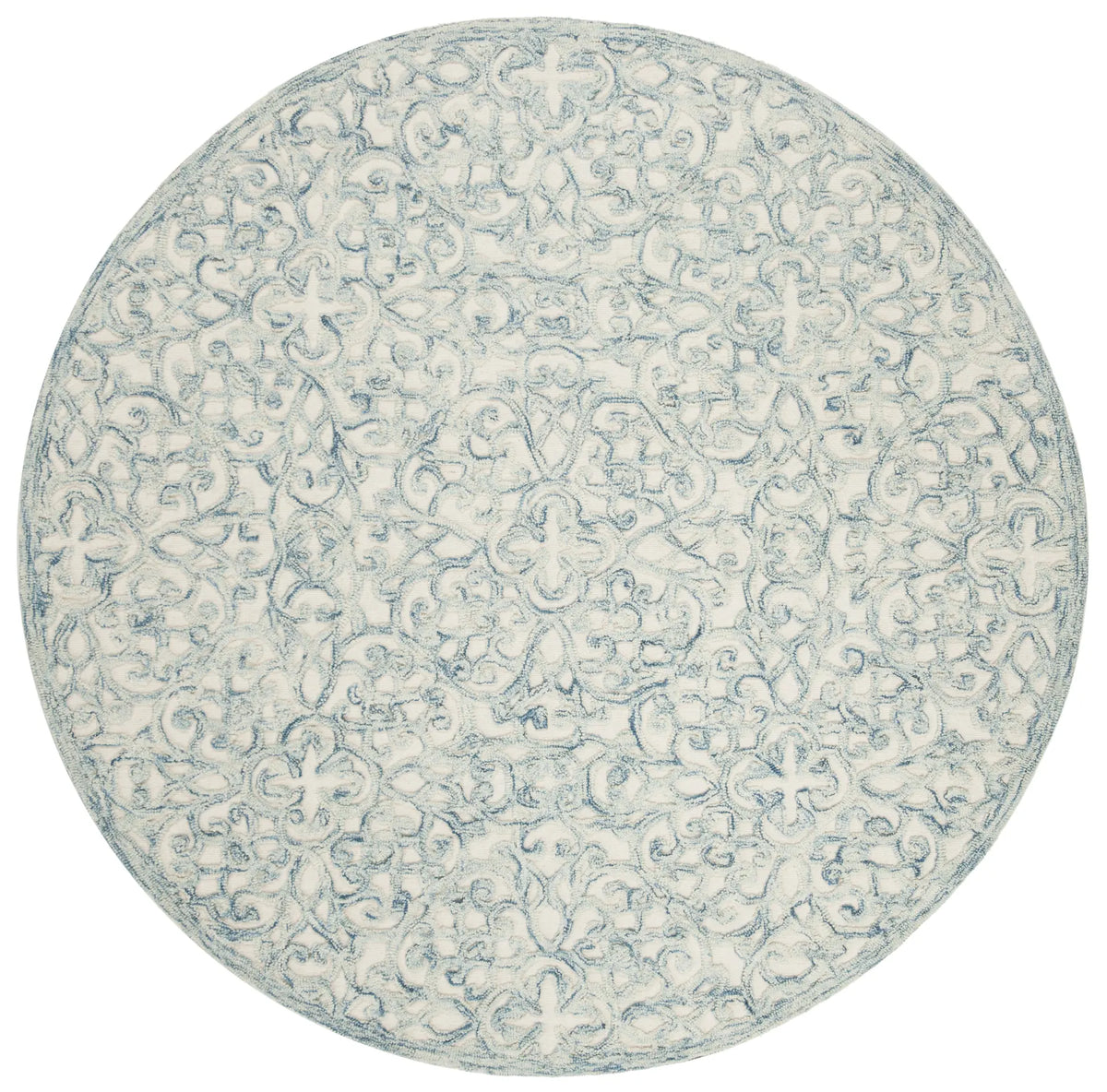 Safavieh Martha Stewart 6'-0" x 6'-0" Rug in Blue / Ivory