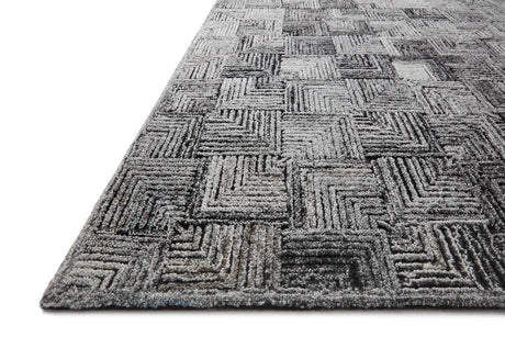 Loloi Prescott Pre-03 Silver Rugs - rug corner