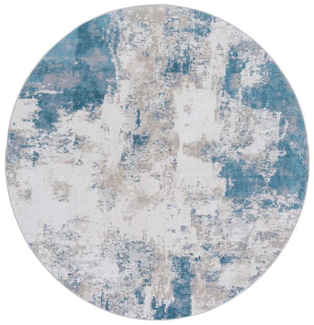 Safavieh Bayside 6'-7" x 6'-7" Rug in Blue / Grey