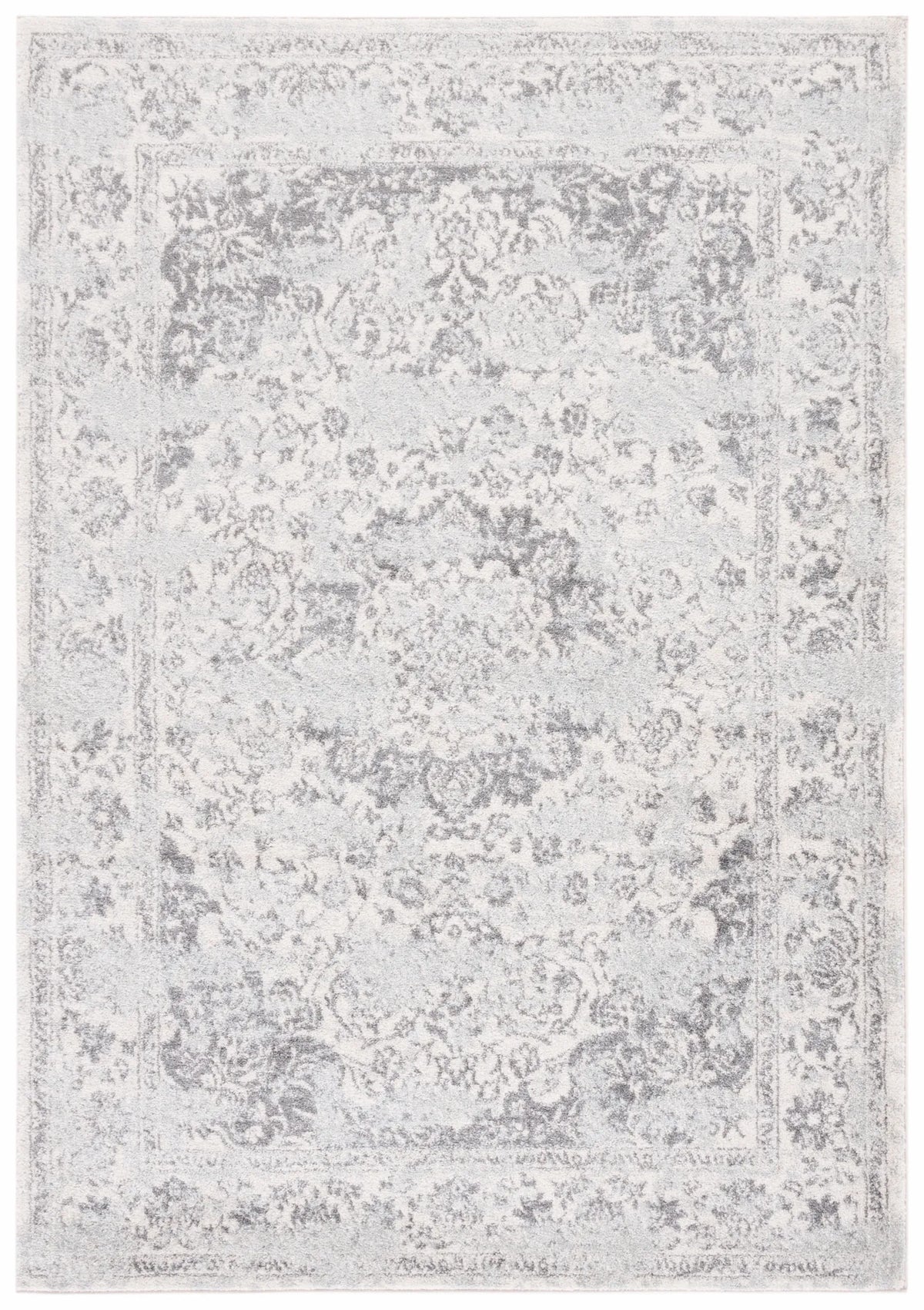 Safavieh Tulum 4'-0" x 6'-0" Rug in Ivory / Grey