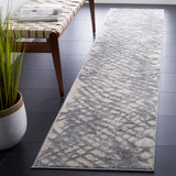 Safavieh Jasper 100 2'-0" x 9'-0" Rug in Grey / Ivory