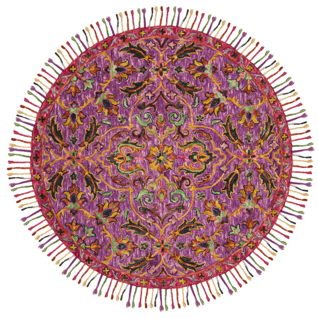 Safavieh Blossom 6'-0" x 6'-0" Rug in Purple / Multi
