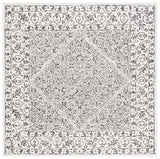 Safavieh Dip Dye 7'-0" x 7'-0" Rug in Ivory / Black