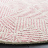 Safavieh Abstract 6'-0" x 6'-0" Rug in Pink / Ivory