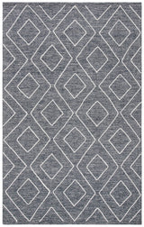 Safavieh Striped Kilim 4'-0" x 6'-0" Rug in Dark Grey