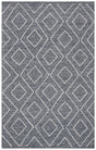Safavieh Striped Kilim 4'-0" x 6'-0" Rug in Dark Grey