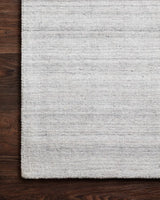 Loloi Pasadena Pas-01 Fog Rug - corner on wood
