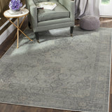 Safavieh Vintage 4'-0" x 5'-7" Rug in Silver