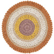 Safavieh Natural Fiber 3'-0" x 3'-0" Rug in Orange / Multi