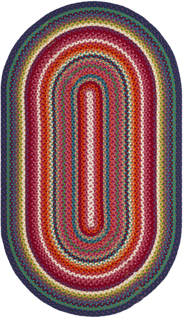 Safavieh Braided 3'-0" x 5'-0" Rug in Multi