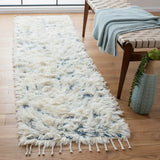 Safavieh Manhattan 2'-3" x 8'-0" Rug in Ivory / Blue