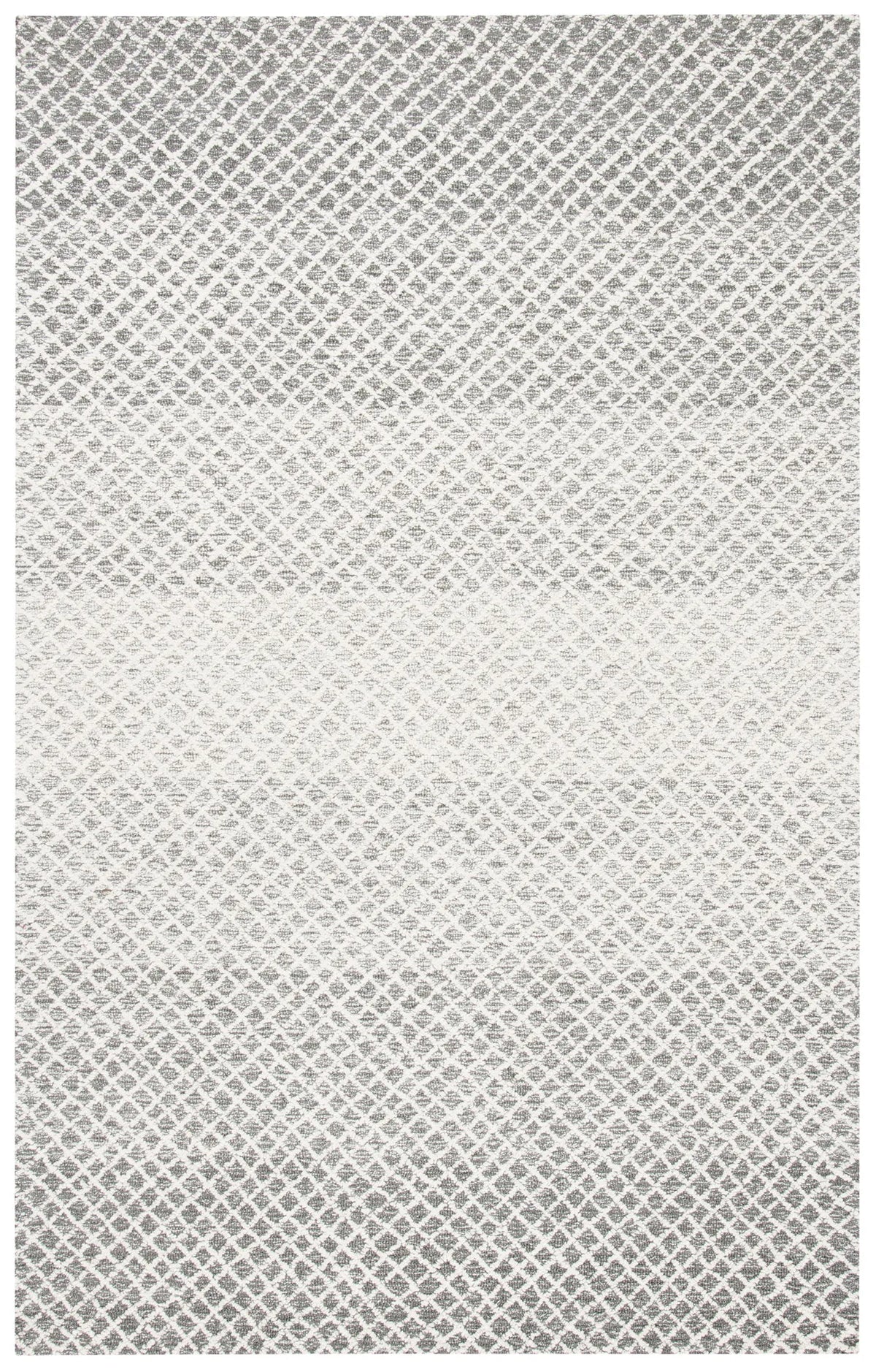 Safavieh Micro-Loop 4'-0" x 6'-0" Rug in Grey / Ivory