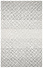 Safavieh Micro-Loop 4'-0" x 6'-0" Rug in Grey / Ivory