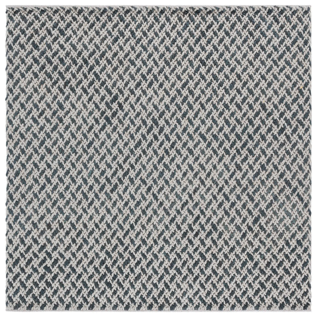Safavieh Natural Fiber Couture 6'-0" x 6'-0" Rug in Teal / Grey