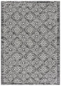 Safavieh Courtyard 5'-3" x 7'-7" Rug in Black / Light Grey