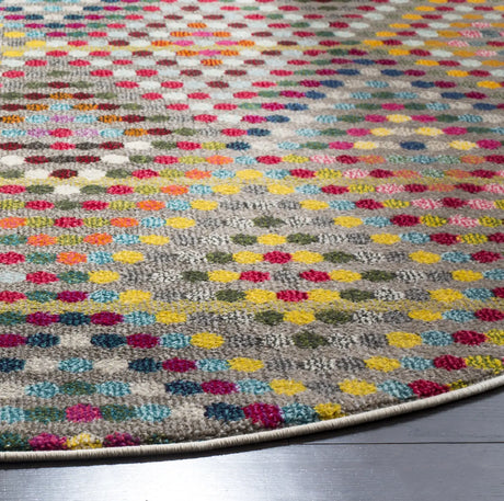 Safavieh Monaco 6'-7" x 6'-7" Rug in Multi / Beige