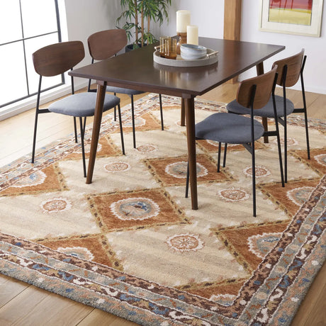 Safavieh Aspen 10'-0" x 14'-0" Rug in Brown / Blue