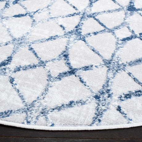 Safavieh Amelia 700 6'-7" x 6'-7" Rug in Grey / Navy
