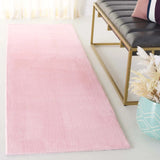 Safavieh Faux Rabbit Fur 2'-3" x 8'-0" Rug in Pink