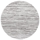 Safavieh Rumi Shag 6'-7" x 6'-7" Rug in Dark Grey / Ivory