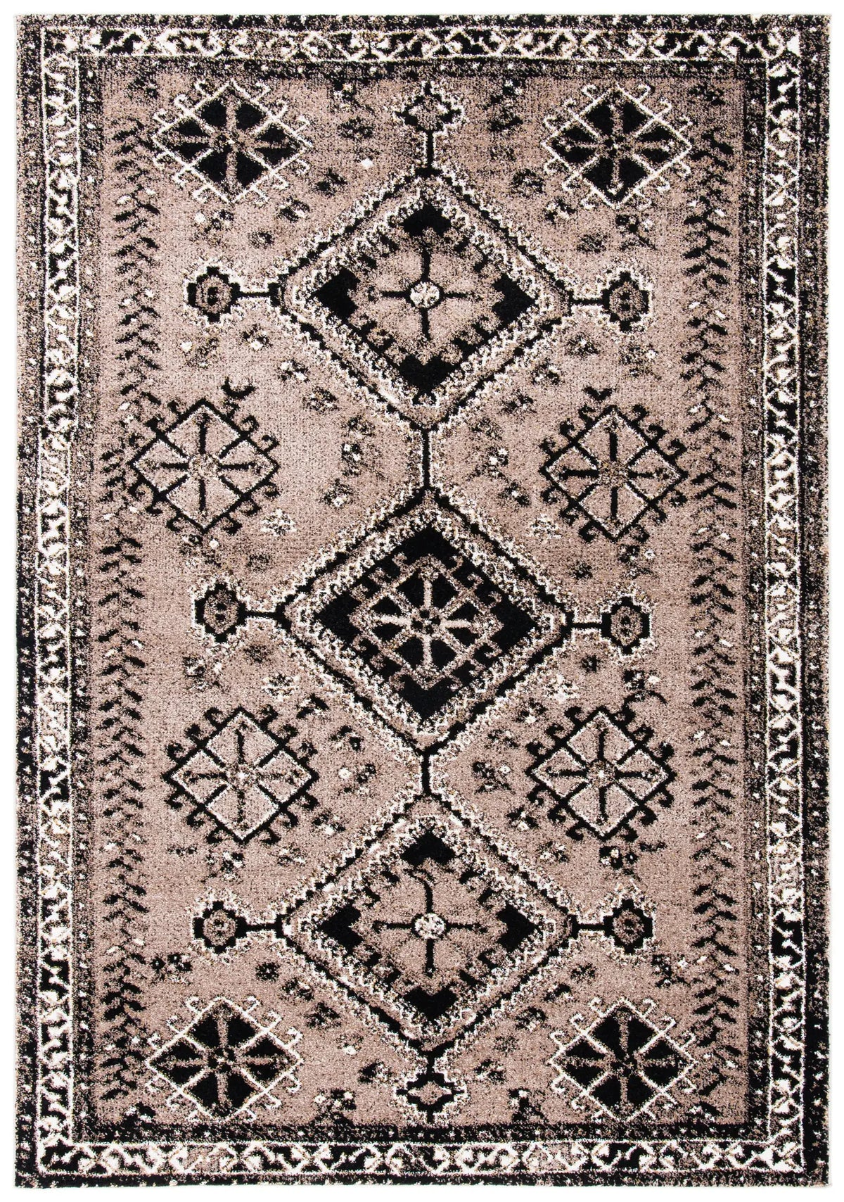 Safavieh Vintage Hamadan 4'-0" x 6'-0" Rug in Brown / Black