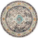 Safavieh Monaco 6'-7" x 6'-7" Rug in Grey / Light Blue