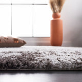 Safavieh Berber Shag 4'-5" x 6'-5" Rug in Grey / Dark Grey