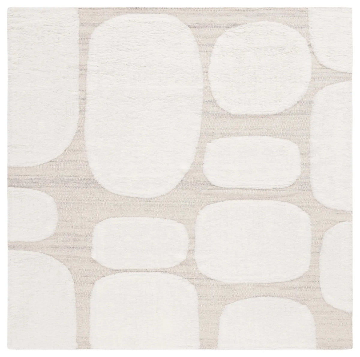 Safavieh Manhattan 6'-0" x 6'-0" Rug in Ivory / Beige