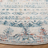 Safavieh Tulum 6'-7" x 6'-7" Rug in Ivory / Rust
