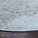 Safavieh Glacier 5'-3" x 5'-3" Rug in Blue / Pink