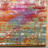Safavieh Watercolor 4'-0" x 6'-0" Rug in Orange / Green