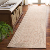 Safavieh Ebony 2'-3" x 9'-0" Rug in Ivory / Pink