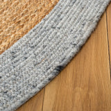 Safavieh Braided 5'-0" x 7'-0" Rug in Grey / Natural