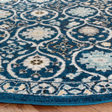 Safavieh Evoke 6'-7" x 6'-7" Rug in Royal / Ivory